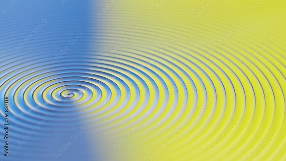 Extreme close-up of aluminum parts with a spiral texture. The color reflection of the shimmer. Shallow depth of field changes. Under a microscope. Extreme close-up of aluminum parts with a spiral texture. The color reflection of the shimmer. Shallow depth of field changes. Under a microscope.