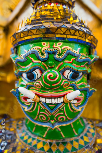 Guardian Demon at Wat Arun Temple © Martin