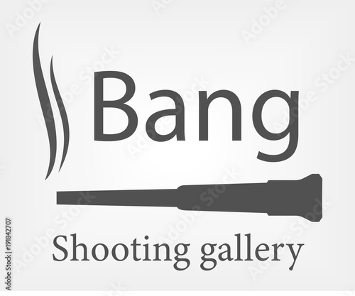 shooting gallery logo concept