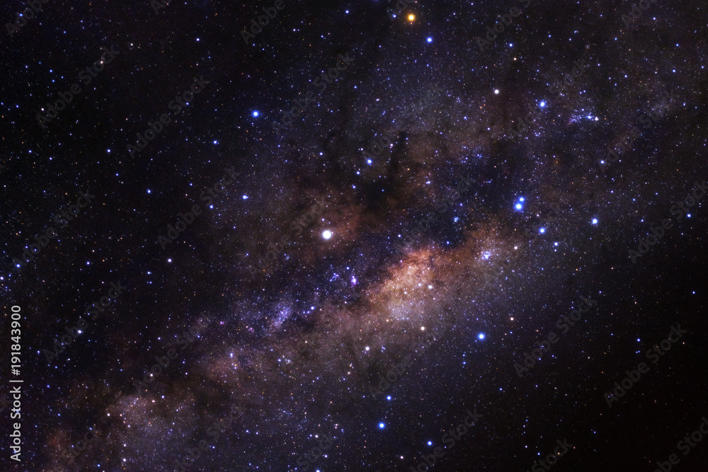 Fototapeta premium Milky way galaxy with stars and space dust in the universe