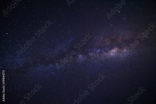 milky way galaxy and space dust in the universe, Night starry sky with stars