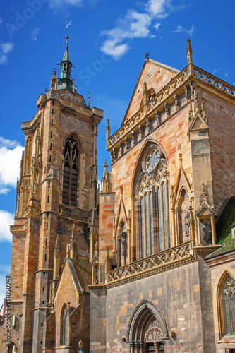 Colmar. Collégiale Saint Martin, Haut Rhin, Alsace. Grand Est photo