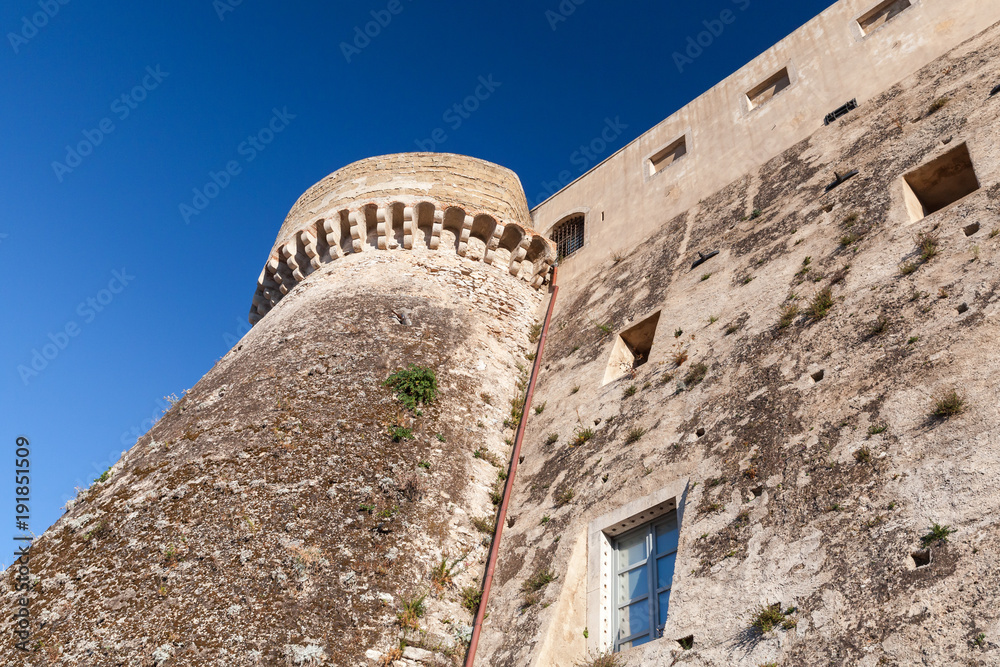 Aragonese-Angevine Castle facade, Gaeta