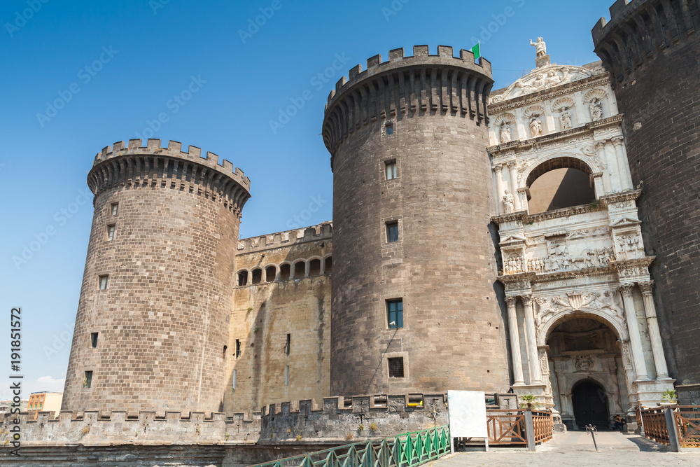 Main entrance of the Castel Nouvo, Naples