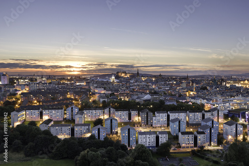 Edinburgh Cityscape from Arthur Seat - Scotland, United Kingdom