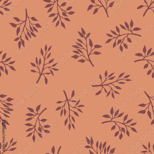 Gentle flower seamless pattern with meadow herbs.