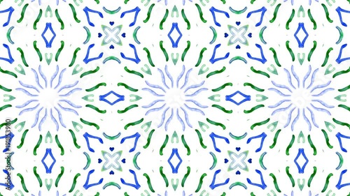 Kaleidoscope seamless loop sequence mandala patterns abstract multicolored motion graphics background. Ideal for yoga, clubs, shows