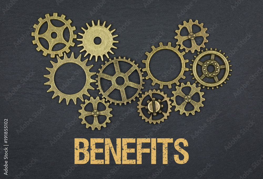 Benefits / Zahnräder Konzept Benefits / Zahnräder Konzept