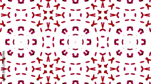 Kaleidoscope seamless loop sequence mandala patterns abstract multicolored motion graphics background. Ideal for yoga, clubs, shows