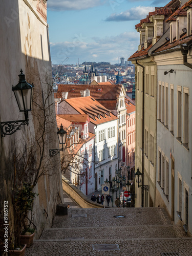 Radnice stairs at Hradcany, Prague