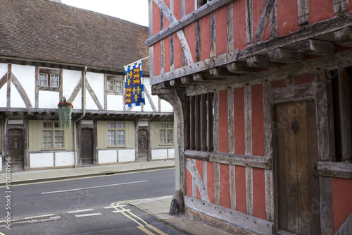 A quaint corner of Tewkesbury, Gloucestershire, Severn Vale, UK photo