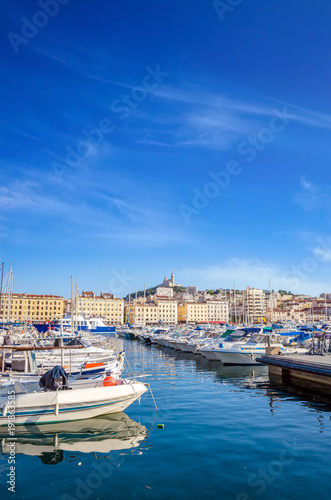 Old port in Marseille, France