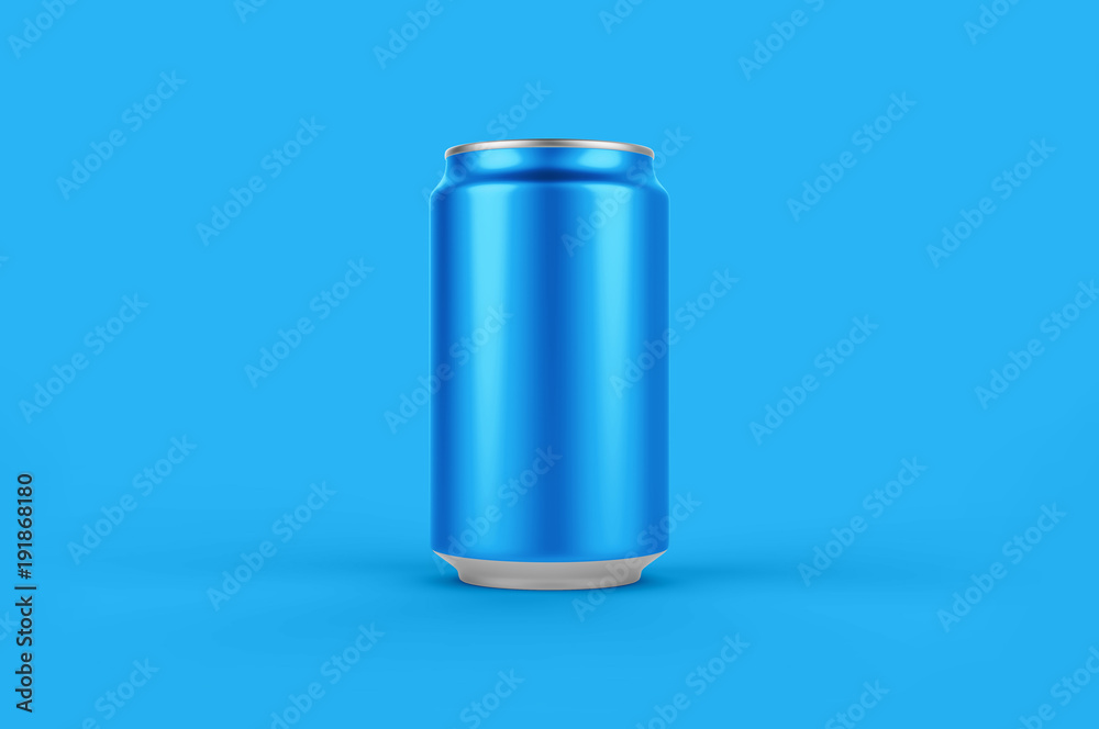 Blank small aluminium soda can mockup. Ideal for beer, lager, alcohol, soft drinks, soda, fizzy pop, lemonade, cola, energy drink, juice, water etc.