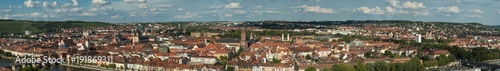 Panorama of the city of Wuerzburg