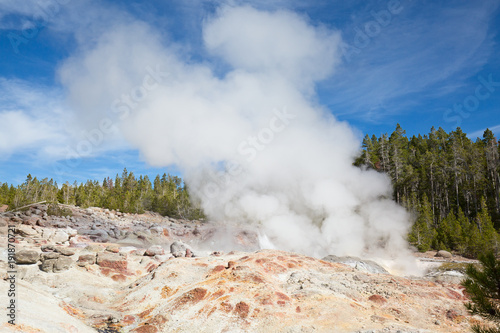 Norris geyser basin