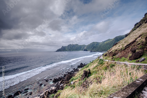 Road to heritage village of Chavayan, Sabtang, Batanes, Philippines photo