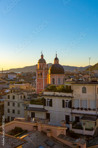 view of Chiavari, Genova , Liguria