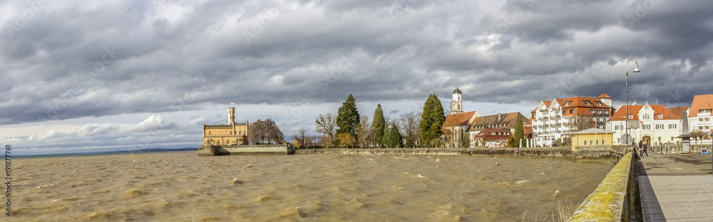 Fototapeta premium Zamek Montfort, Langenargen
