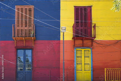 Colorful facade from Camini...