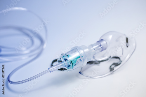Nebulizer mask used with asthma inhaler for inhalation and respiratory health