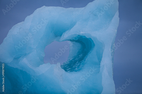 Icebergs swimming on frozen...