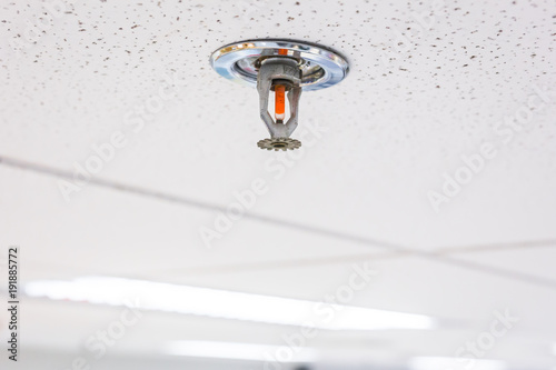 Fire Sprinkler, focus at selective