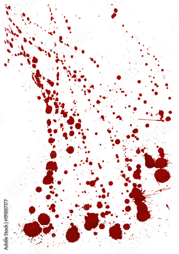 Dry blood splatter. Modern background. Vector illustration.