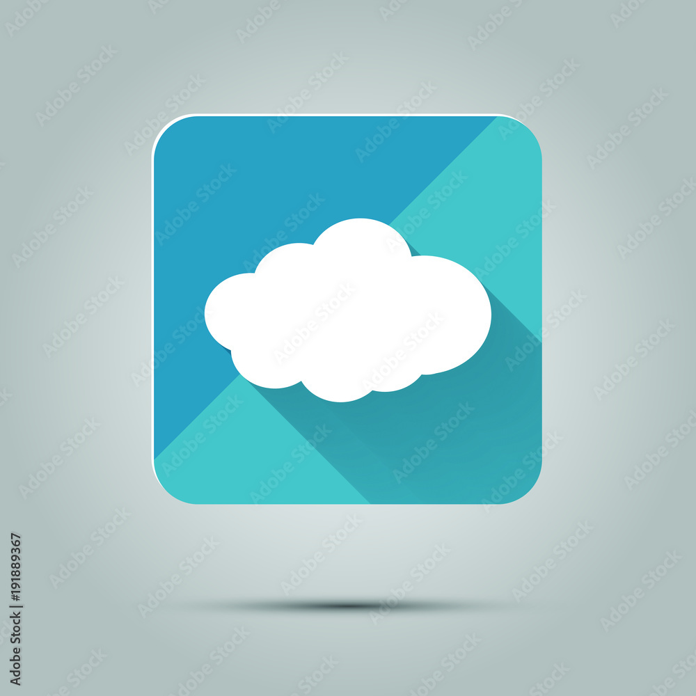 cloud icon isolated on background. Cloud flat illustration vector. eps10 format. cloud icon isolated on background. Cloud flat illustration vector. eps10 format.