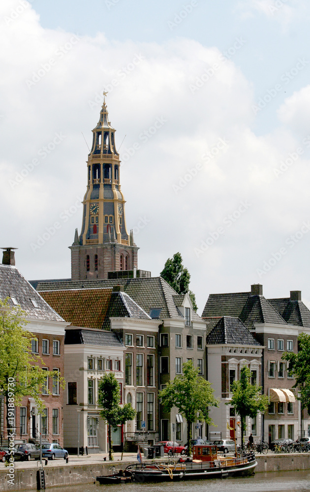 Naklejka premium Daily life and City view in Groningen