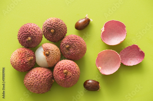 Lychee / Healthy and juicy fruits.