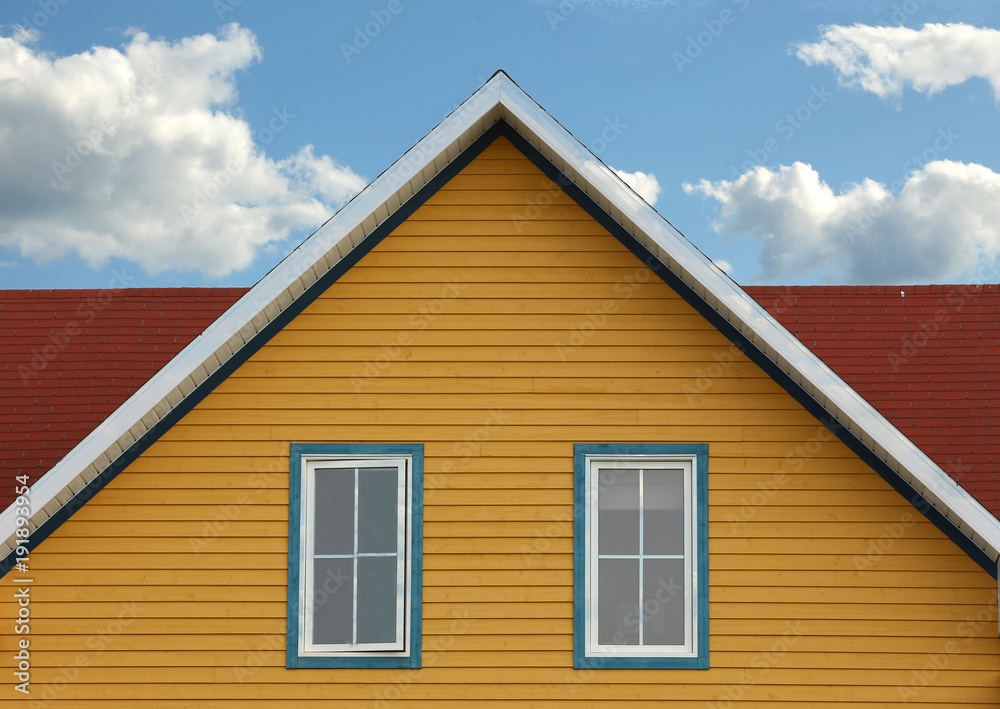 Yellow roof top in Magdalein island