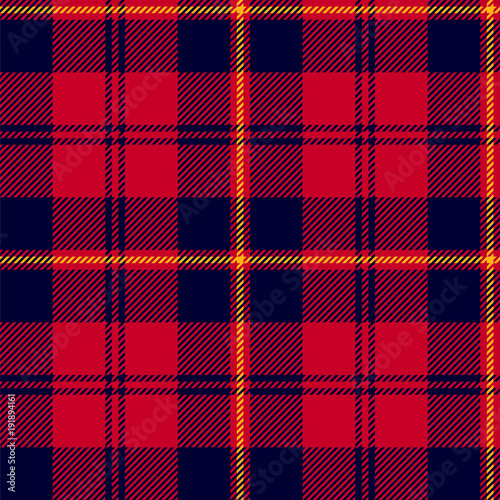 Scottish plaid, classic tartan seamless pattern