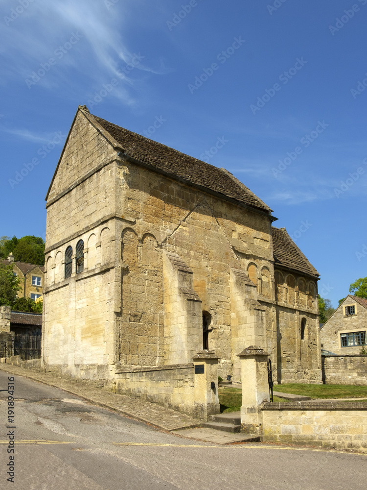 Historic Anglo-Saxon church, St Laurence's,  Bradford-on-Avon, Wiltshire, UK