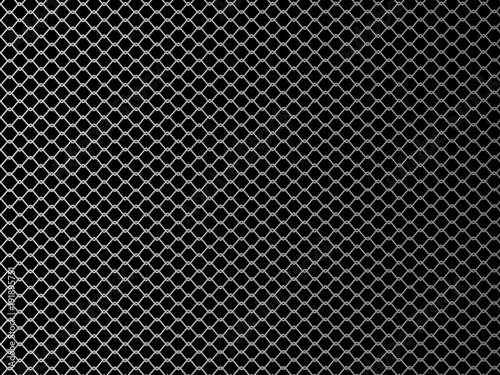 Wire mesh. Vector illustration on black background.