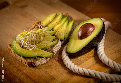 Kanapka z avocado 
