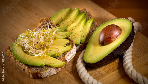 Kanapka z avocado 