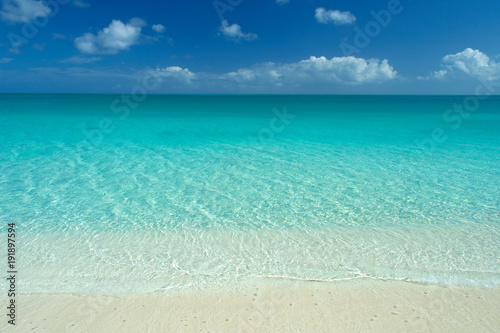 Idyllic caribbean beach