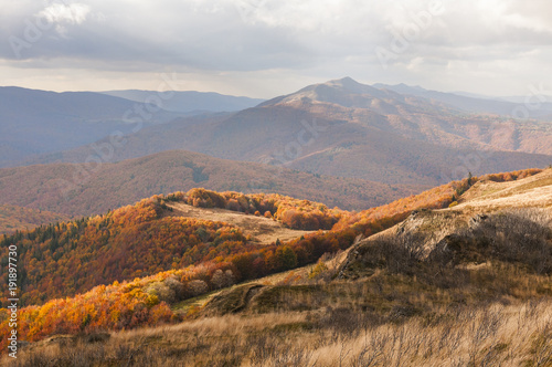 Obraz na płótnie Bieszczady jesienią