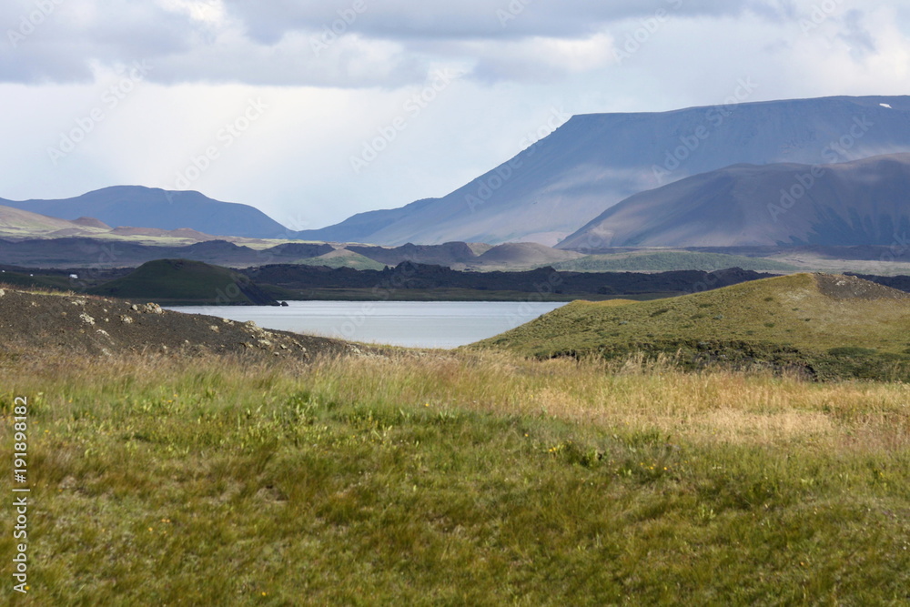 Iceland / Island - am Mývatn See / Nordost-Island