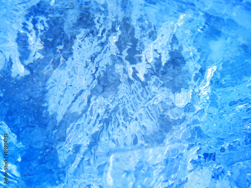  Colorful ice. Abstract ice texture.