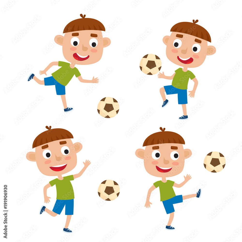 Vector illustration of little blonde boys in shirt and short Vector illustration of little blonde boys in shirt and short