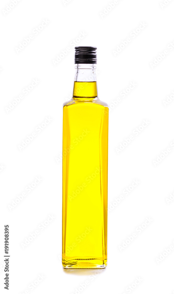 bottle of olive oil isolated on white. bottle of olive oil isolated on white.