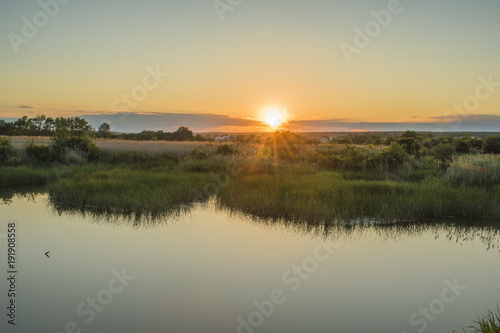 Sunset near Shkorpilovtsi village