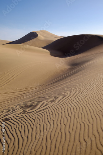 Huacachina desert dunes in Peru
