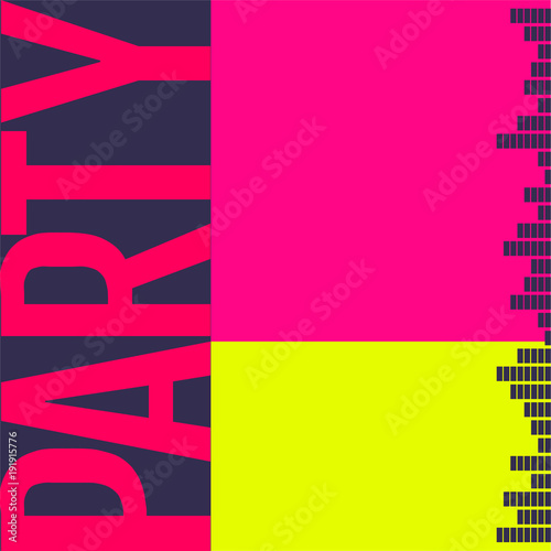 Nice and beautiful abstract or Night Party Flyers with creative design illustration. Bright colours