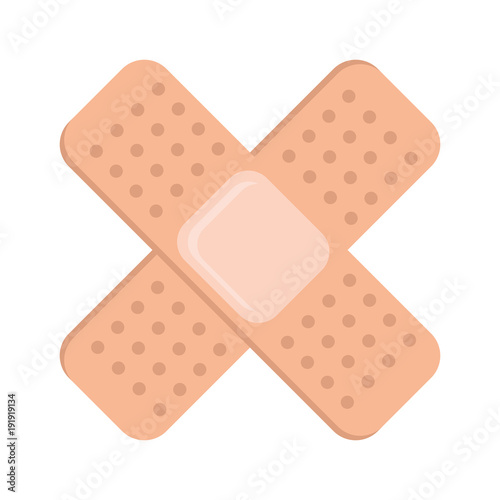 medicinal bandages isolated icon vector illustration design