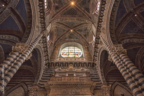 Amazing interior of Siena c...