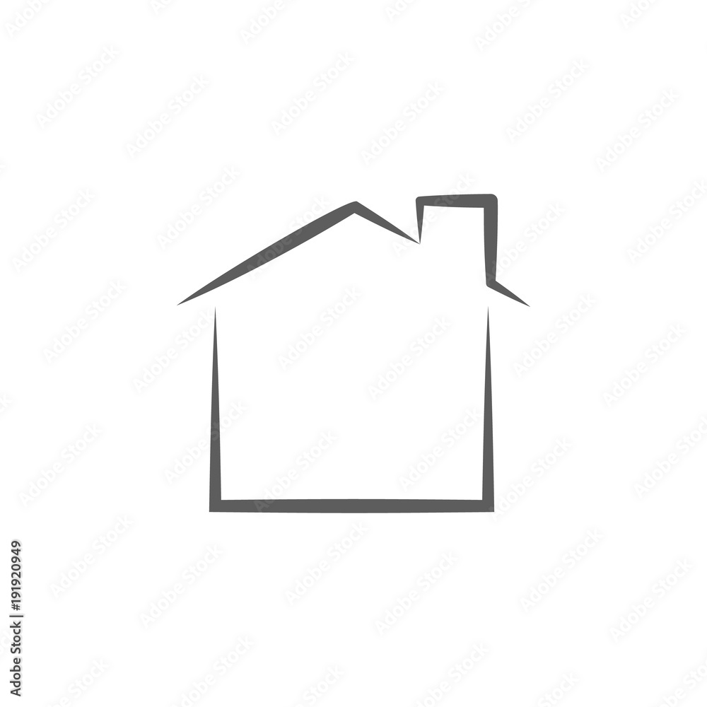 logo house icon. Element of buildings for mobile concept and web apps. Icon for website design and development, app development. Premium icon logo house icon. Element of buildings for mobile concept and web apps. Icon for website design and development, app development. Premium icon