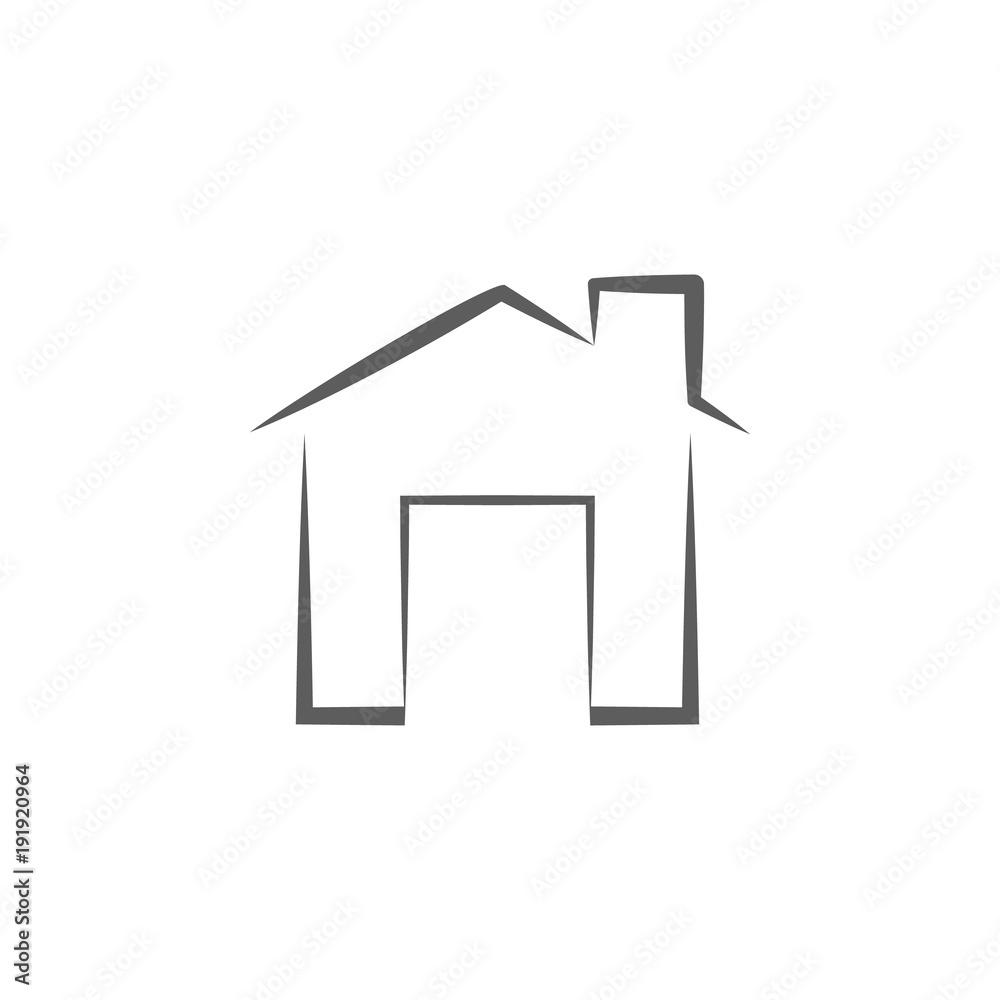 logo house icon. Element of buildings for mobile concept and web apps. Icon for website design and development, app development. Premium icon logo house icon. Element of buildings for mobile concept and web apps. Icon for website design and development, app development. Premium icon
