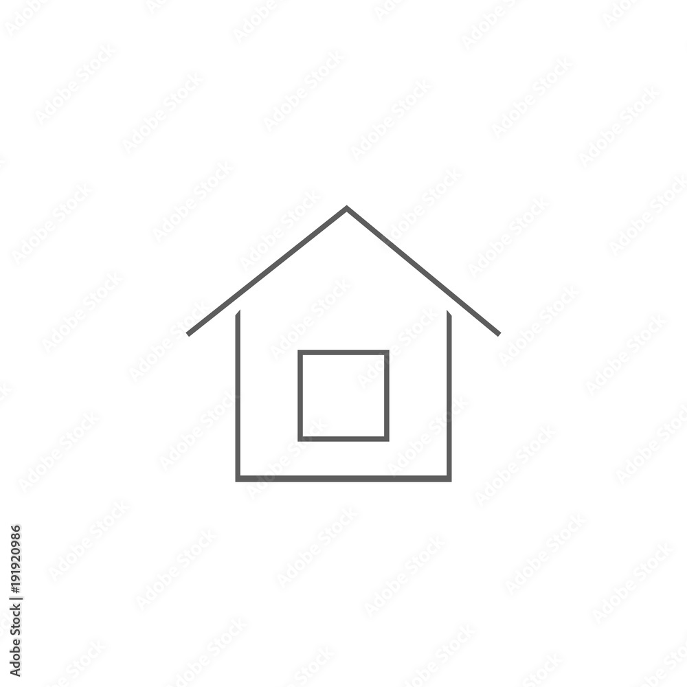 logo house icon. Element of buildings for mobile concept and web apps. Icon for website design and development, app development. Premium icon logo house icon. Element of buildings for mobile concept and web apps. Icon for website design and development, app development. Premium icon